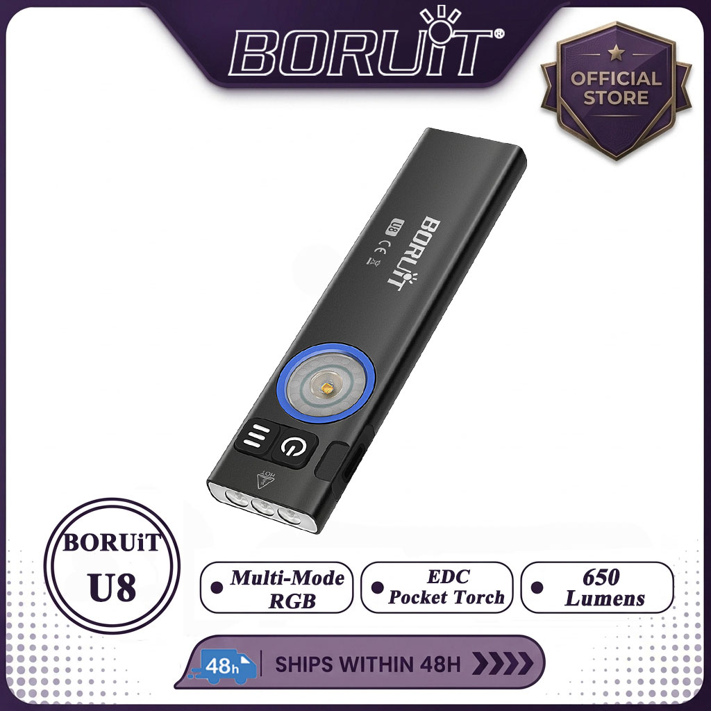 BORUiT U8 650LM EDC linterna L - Fishing Kit Compact reseña y precio