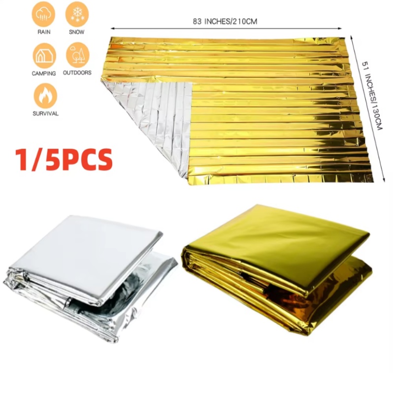 Manta de Emergencia de Lámina  - Emergency Mylar Tent reseña y precio