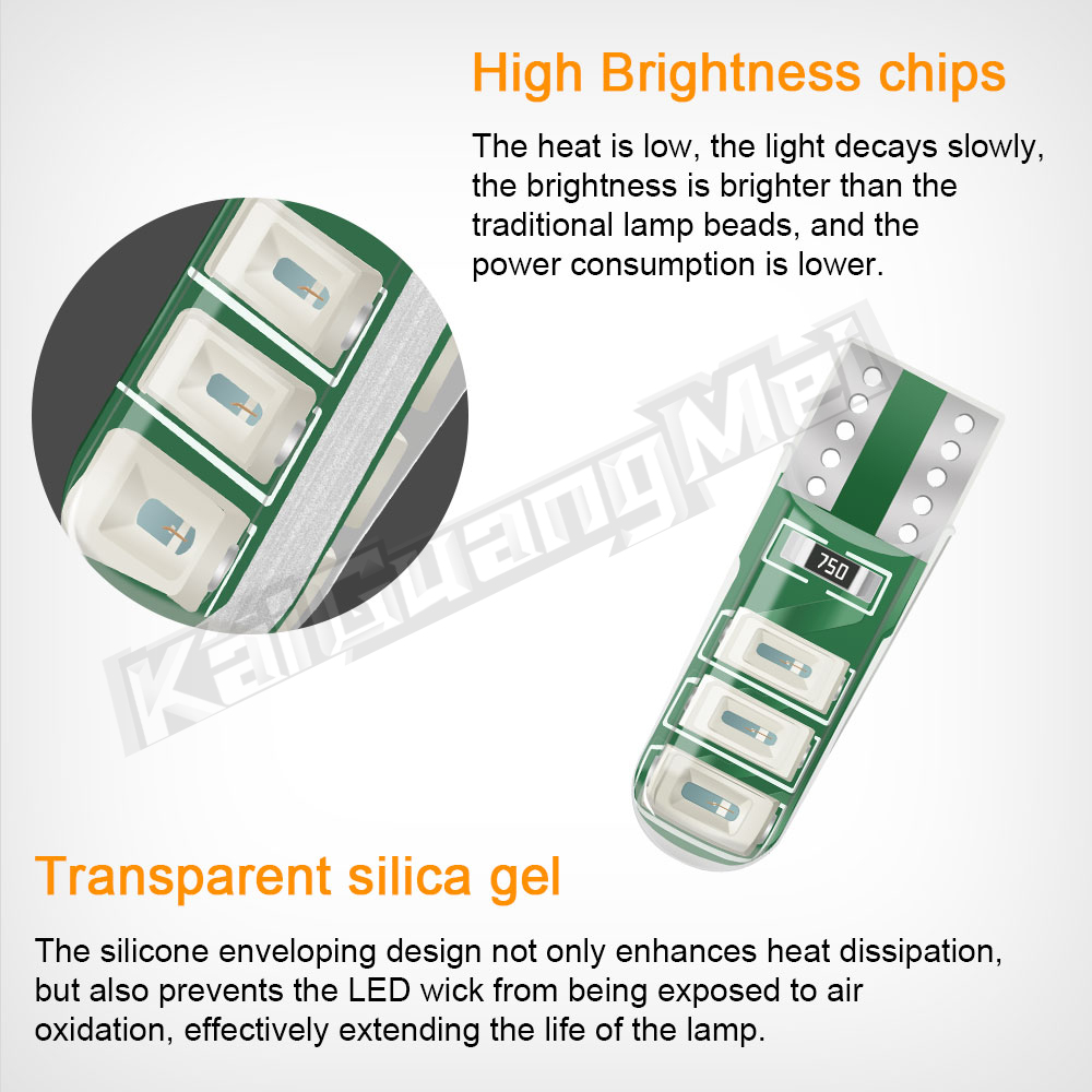2/10 Uds T10 W5W luz LED Canbu - Sos Light Strobe reseña y precio