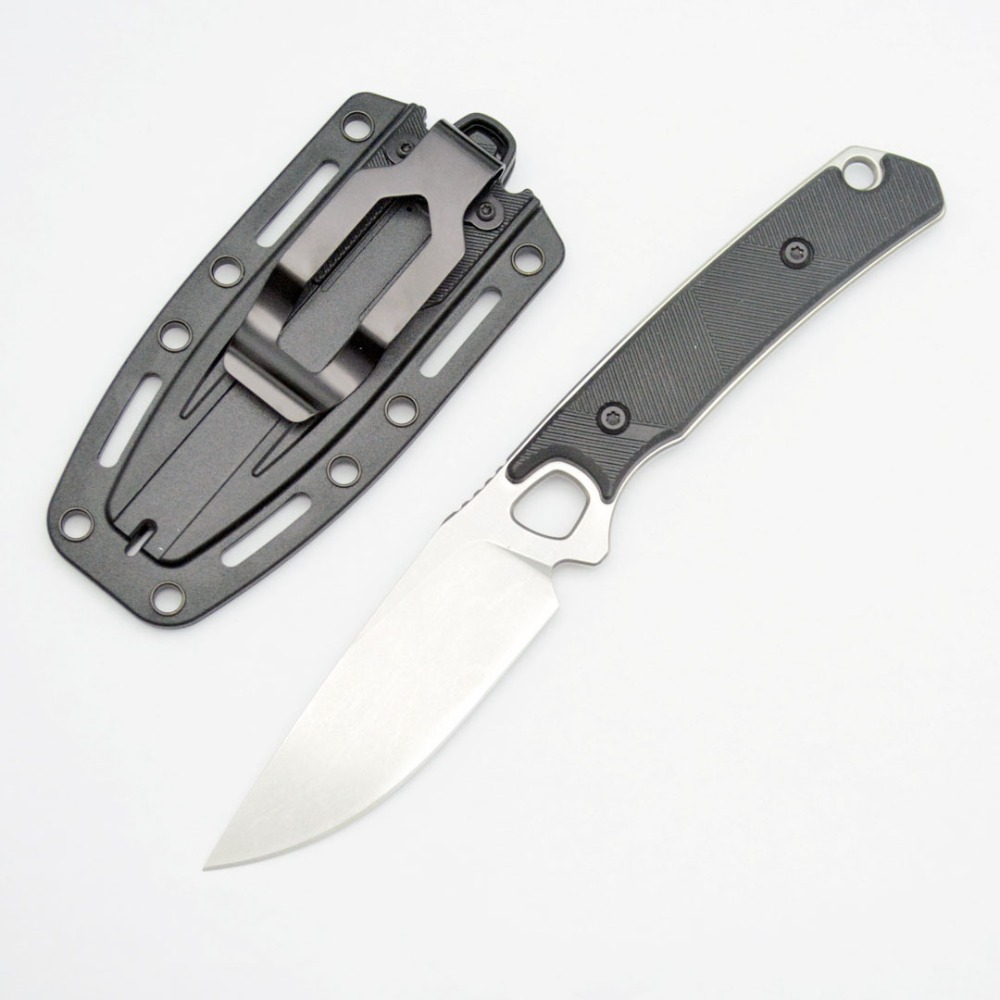 Cuchillo recto 2048 EDC, mango - Bushcraft Knife Fixed reseña y precio